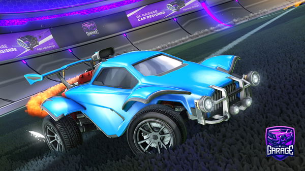 A Rocket League car design from Dxrkrl1