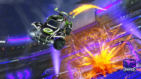 A Rocket League car design from Qanzify