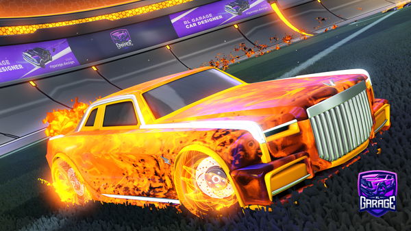 A Rocket League car design from DANIELODURI