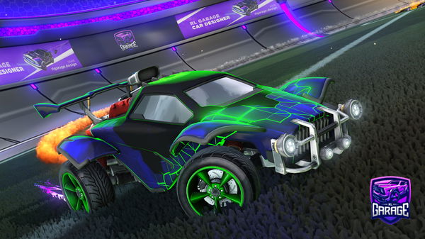 A Rocket League car design from PrimeTime90080