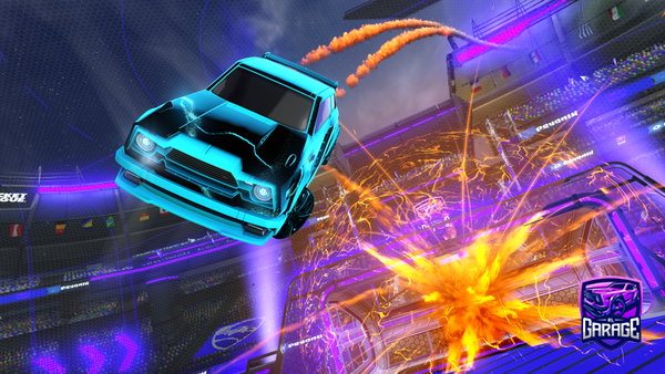 A Rocket League car design from Fajar