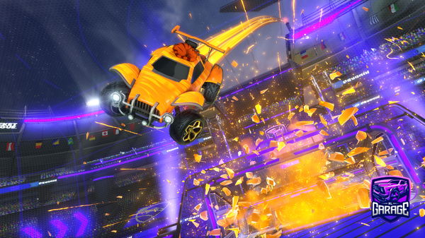 A Rocket League car design from Dice_Bunny_YT