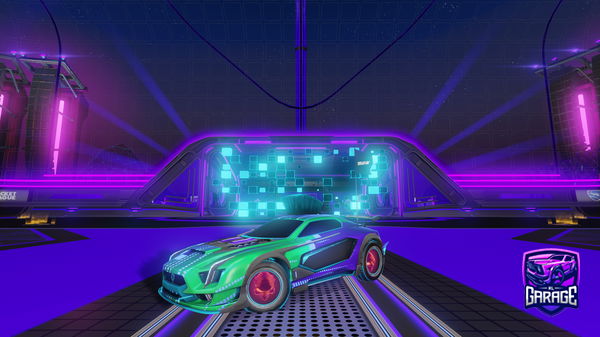 A Rocket League car design from Cryptonium90