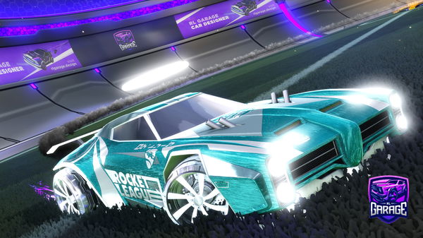 A Rocket League car design from Evildragonlive