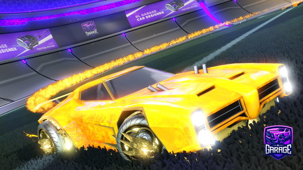 A Rocket League car design from Millapede