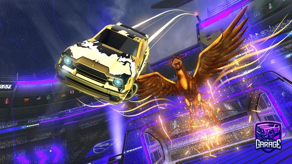 A Rocket League car design from ThunderBuiIIet