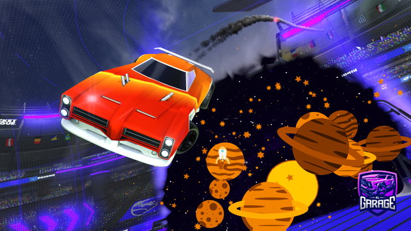 A Rocket League car design from zowmlol