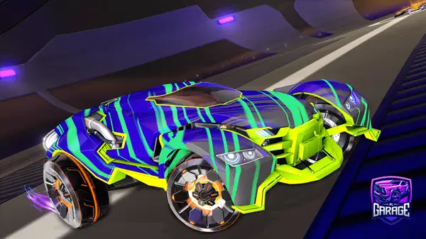 A Rocket League car design from Shooteo2313