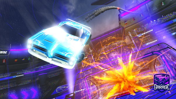A Rocket League car design from tujavie