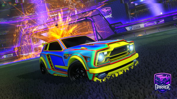 A Rocket League car design from L2_bober_