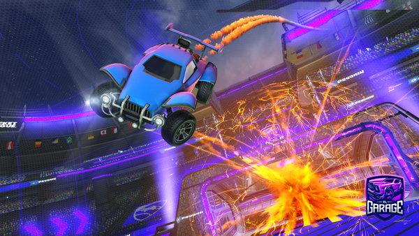 A Rocket League car design from DewenDavidDangerttv