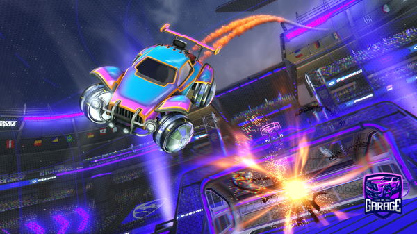 A Rocket League car design from PWR-UK