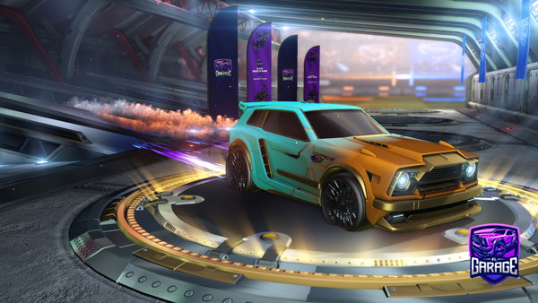 A Rocket League car design from MrBooost