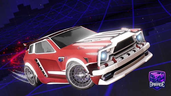 A Rocket League car design from Fortech_NFS