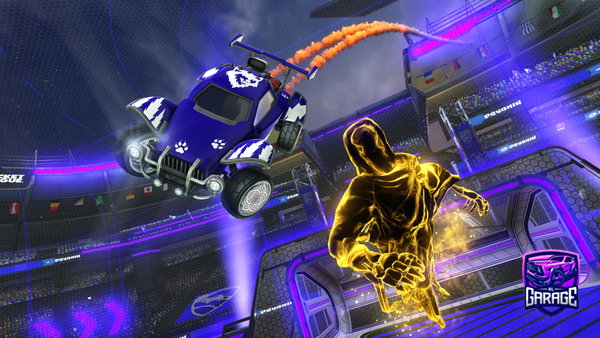 A Rocket League car design from yuganyogurt