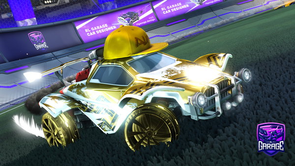 A Rocket League car design from Grubejust