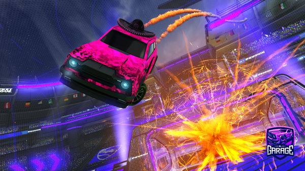 A Rocket League car design from TTV_AI_GOAT