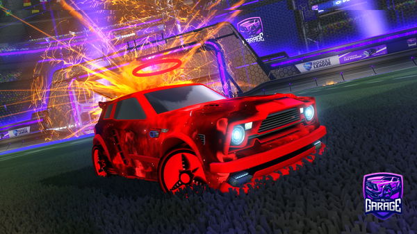A Rocket League car design from afortunato17