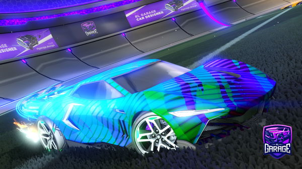 A Rocket League car design from TyrannixzRL