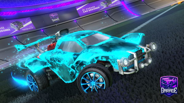 A Rocket League car design from Fennec__18