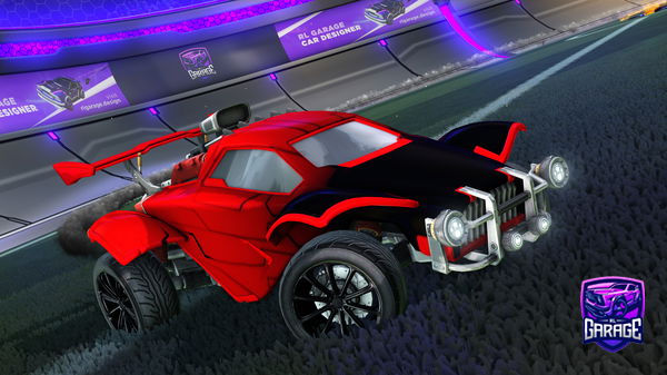 A Rocket League car design from -OTA-