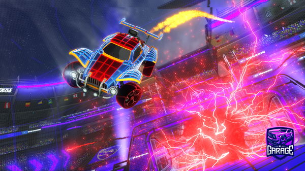 A Rocket League car design from Mamouy