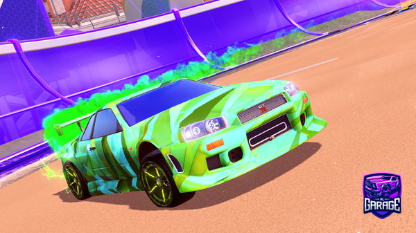 A Rocket League car design from aceemann26