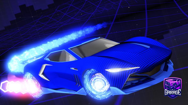 A Rocket League car design from DragonsoPL