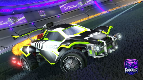 A Rocket League car design from amustycowRLG