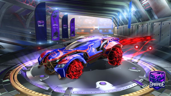 A Rocket League car design from Mariete23