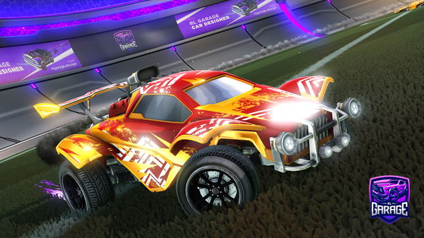 A Rocket League car design from Kyphekk