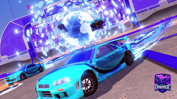 A Rocket League car design from Bobbyballs