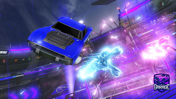 A Rocket League car design from Givemespace511