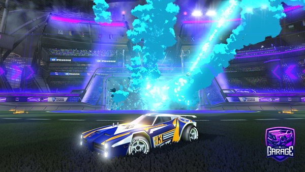 A Rocket League car design from leno22