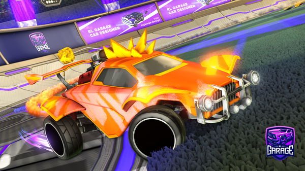 A Rocket League car design from Borsh-AL