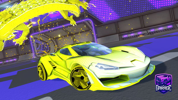 A Rocket League car design from swaggYYoga