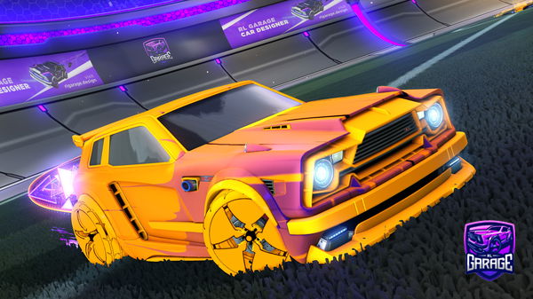A Rocket League car design from PotatoFace15