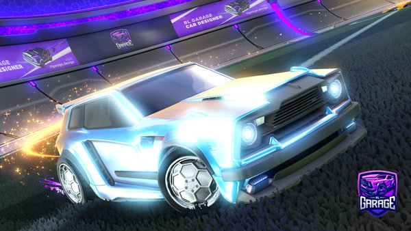 A Rocket League car design from Fake009