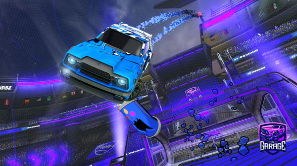 A Rocket League car design from Mykekw