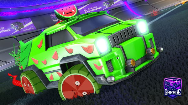 A Rocket League car design from dmoneylol7