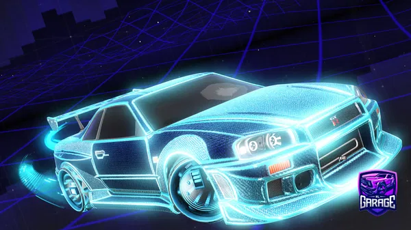 A Rocket League car design from CrspyChkn