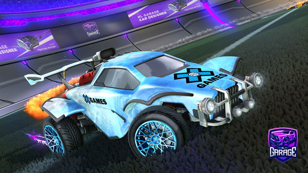 A Rocket League car design from Tifne