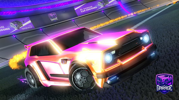 A Rocket League car design from Slippy-gold