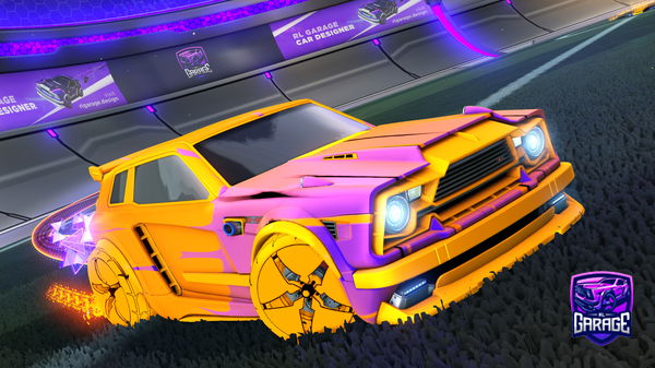 A Rocket League car design from PotatoFace15