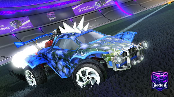 A Rocket League car design from ZestyBagel261