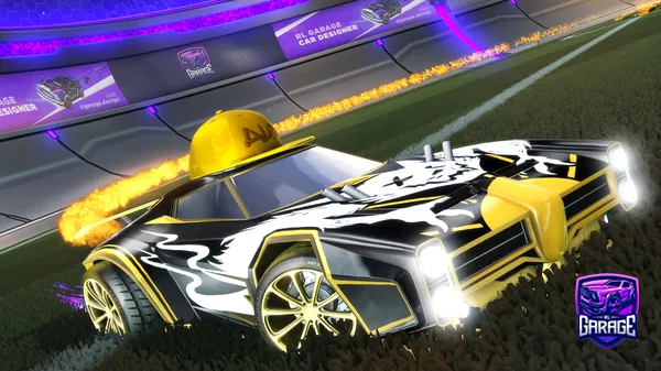 A Rocket League car design from Lucasglenn