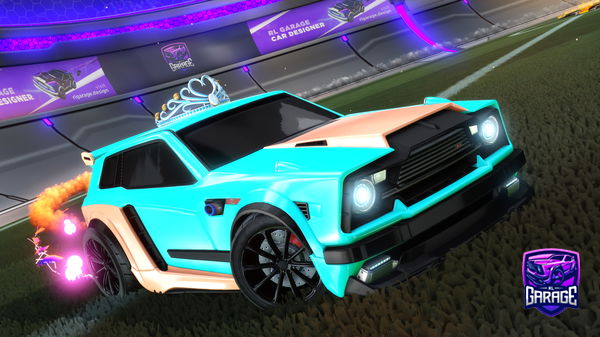 A Rocket League car design from Caillou_894