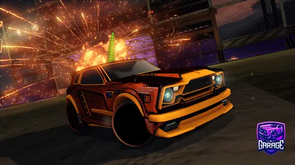 A Rocket League car design from NightJunior72