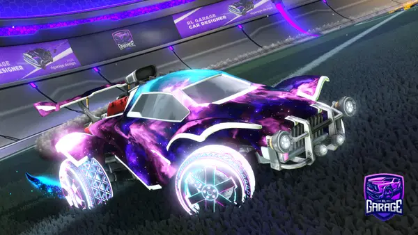 A Rocket League car design from LegendaryOatmilk