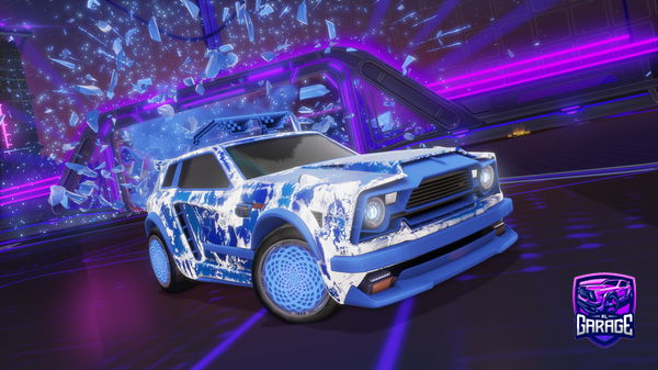 A Rocket League car design from Jdastoney